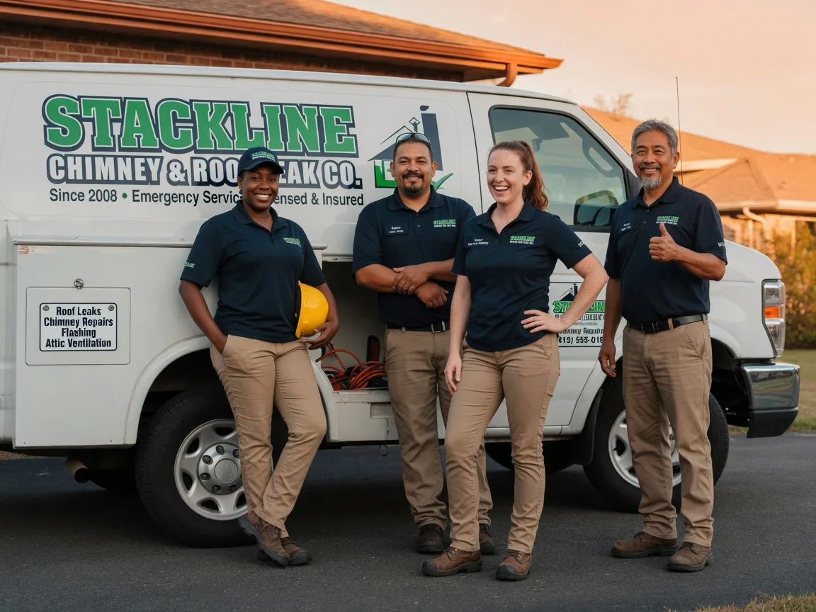 Chimney flashing repair company in Newton, MA